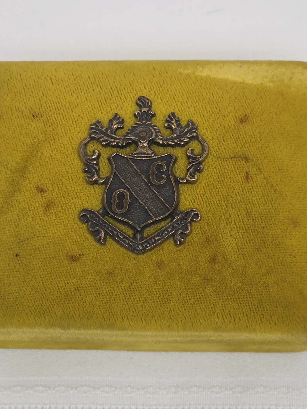 Oleg Cassini Gold-Tone Cufflink & Tie Bar Set with Genuine Jade